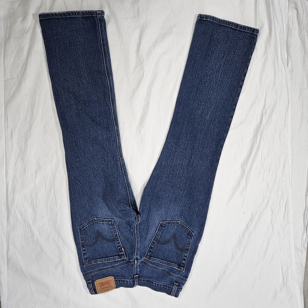 Levi's Dark Blue Bootcut Jeans - Picture 3 of 6